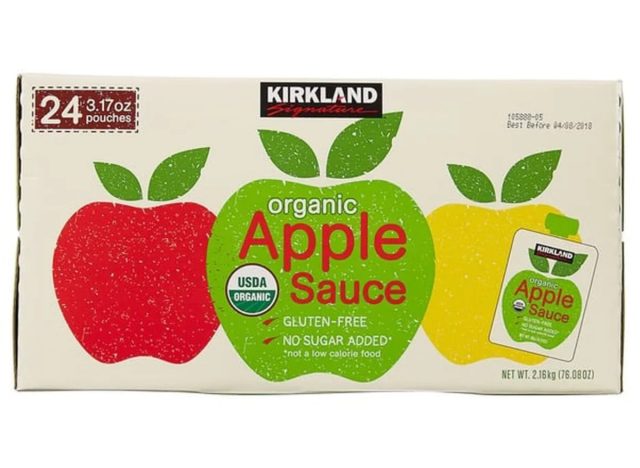 kirkland organic applesauce
