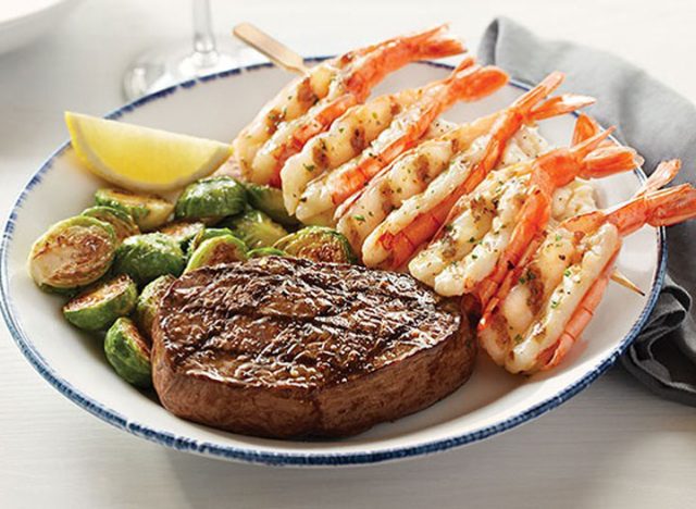 Red Lobster grilled sirloin and shrimp